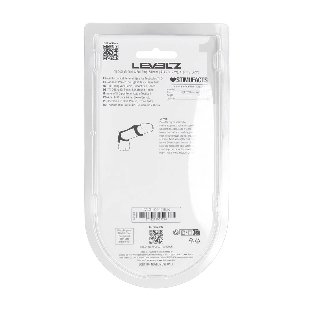 Anneau en silicone Levelz Tri O – Image 2
