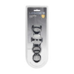 Set d’anneaux pénien et testiculaire en silicone Levelz