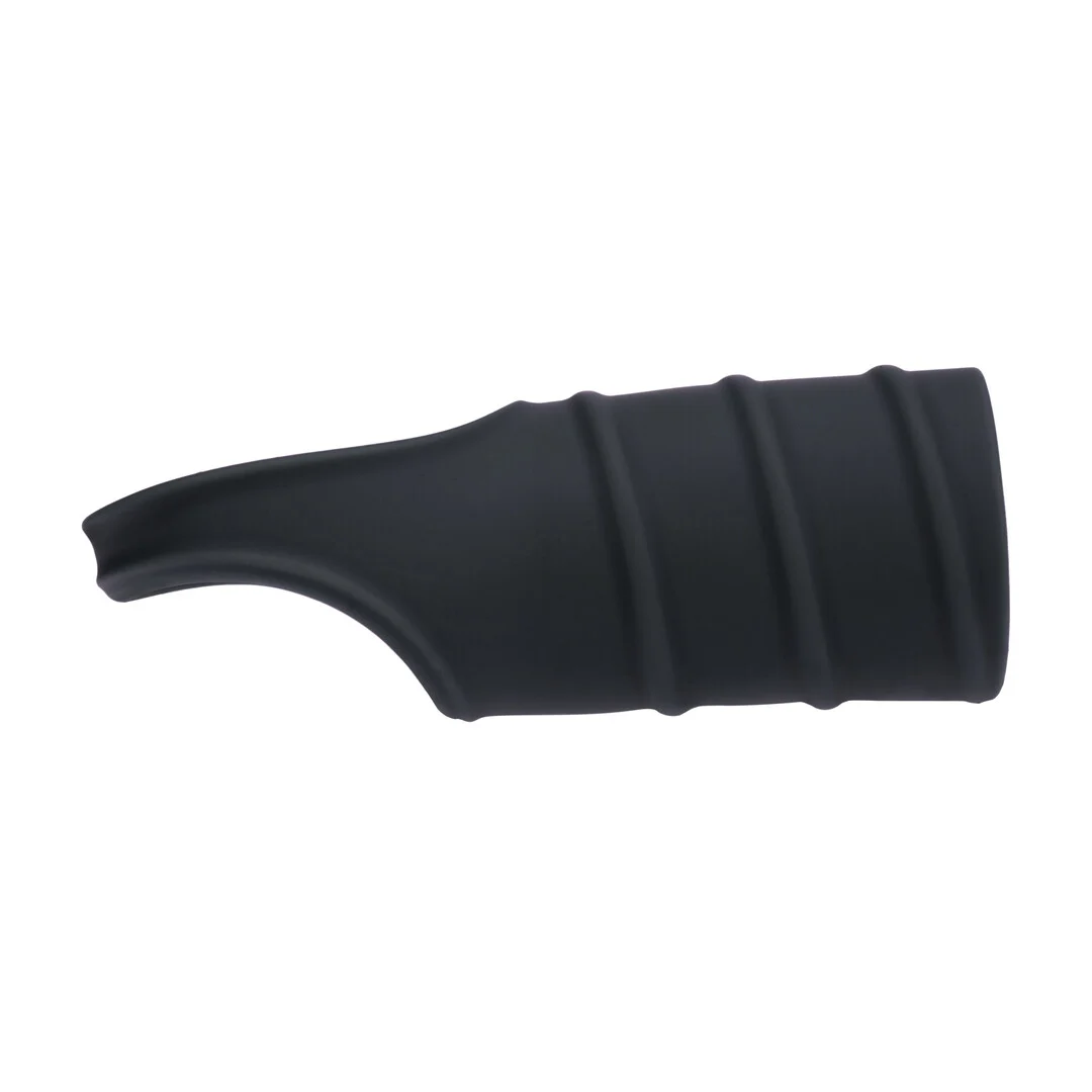 Cockring en silicone et gaine nervurée noire Levelz by Shots – Image 3