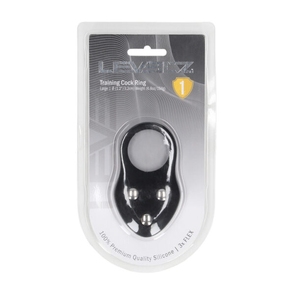 Bague d’entraînement en silicone Levelz noire