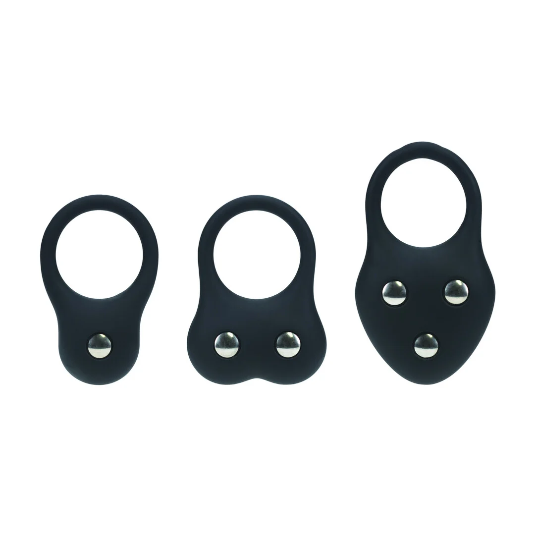 Bague pénienne d’entraînement Levelz en silicone, lot de 3 – Image 3