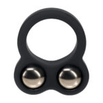 Double bague pénienne lestée Levelz en silicone liquide – Image 3