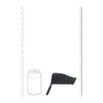 Manchon pénien vibrant nervuré en silicone Levelz by Shots avec anneau pour les testicules, noir – Image 4