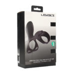 Anneau vibrant en silicone Levelz pour pénis et testicules avec boucle pour la base