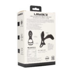 Anneau vibrant en silicone Levelz pour pénis et testicules avec boucle pour la base – Image 2