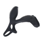 Anneau vibrant en silicone Levelz pour pénis et testicules avec boucle pour la base – Image 5