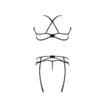 Ensemble Magic Silk avec soutien gorge, porte jarretelles et string – Image 12