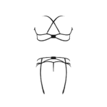 Ensemble Magic Silk avec soutien gorge, porte jarretelles et string – Image 5