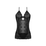 Nuisette noire avec string Magic Silk – Image 4