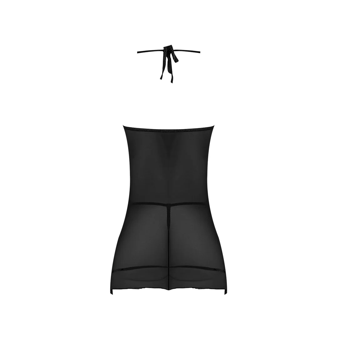 Nuisette noire avec string Magic Silk – Image 11