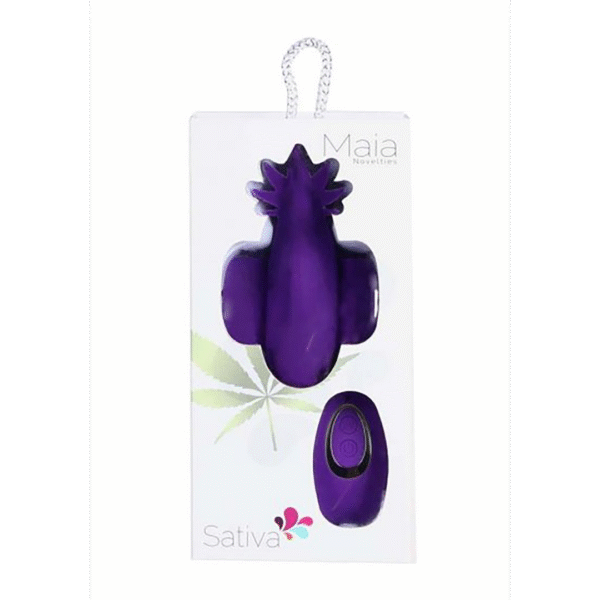 Vibromasseur en silicone Sativa