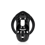 Cage de chasteté avec anneaux réglables, noire – Image 2