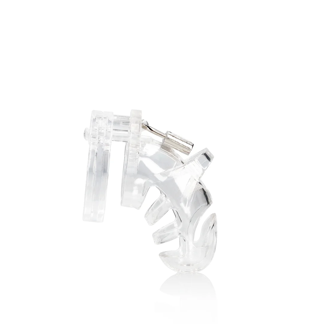 Cage de chasteté avec anneaux réglables, noire – Image 9