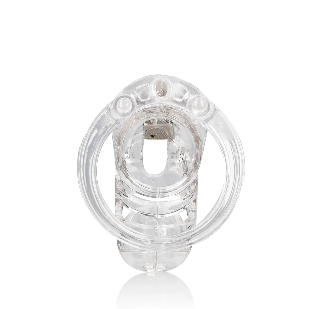 Cage de chasteté avec anneaux réglables, noire – Image 10