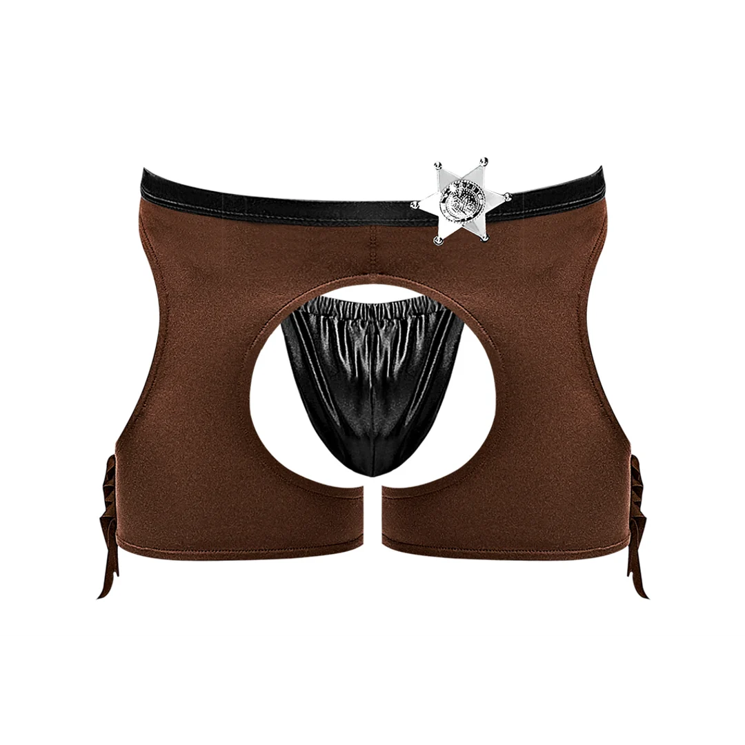 Costume de cowboy structuré pour un look affirmé et des jeux de rôle séduisants – Male Power – Image 3