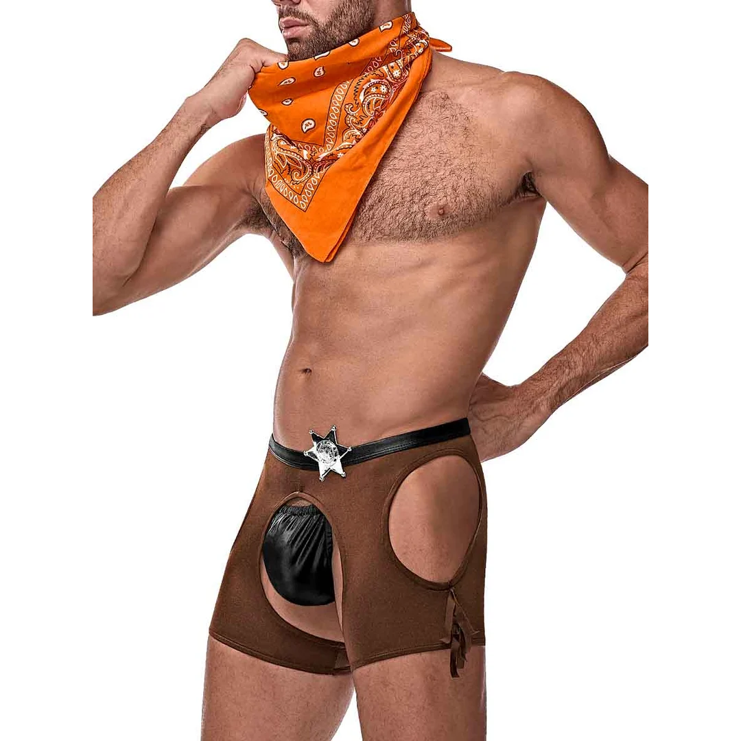 Costume de cowboy structuré pour un look affirmé et des jeux de rôle séduisants – Male Power – Image 1