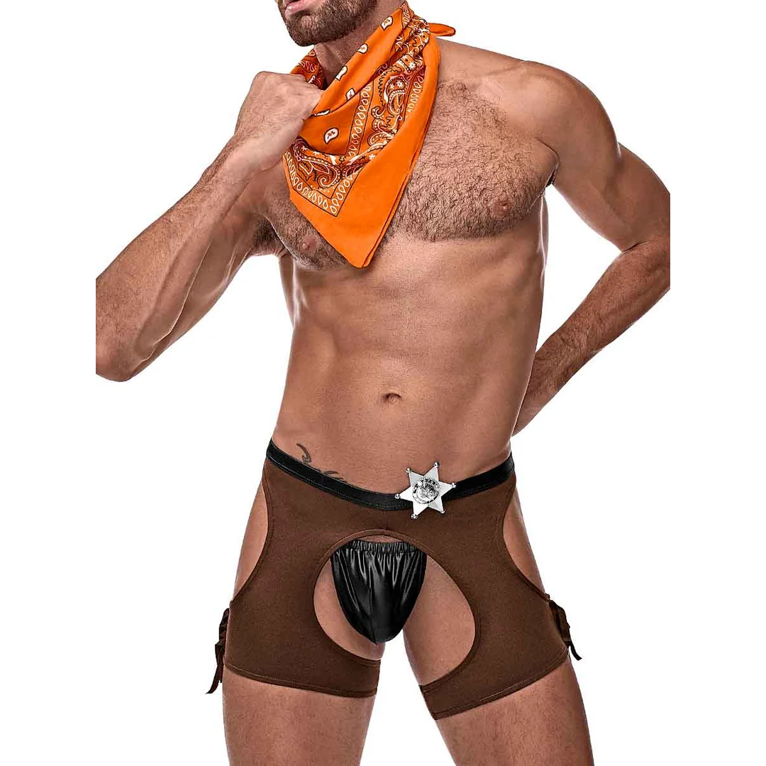 Costume de cowboy structuré pour un look affirmé et des jeux de rôle séduisants – Male Power – Image 5