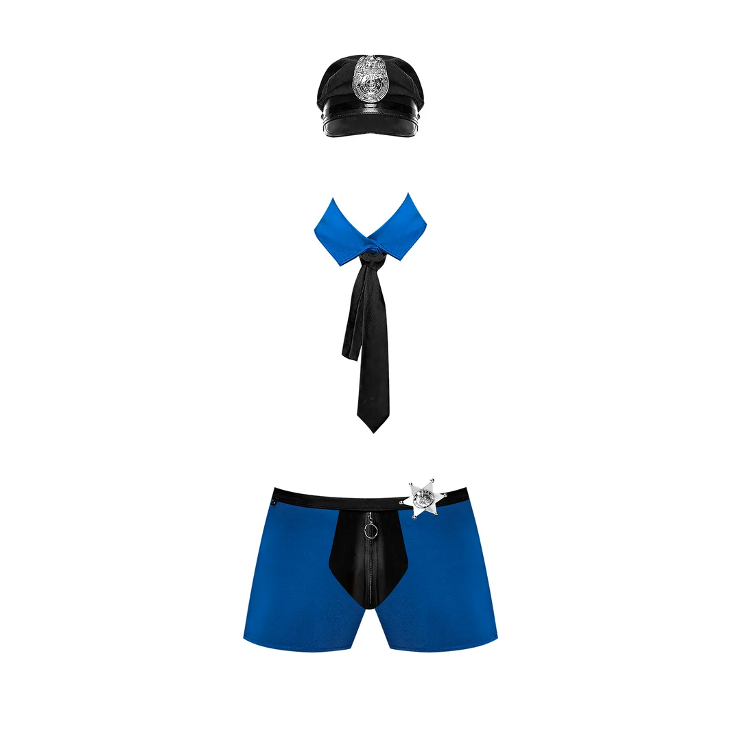 Costume Officer pour jeux de rôle, avec des détails affirmés – Male Power – Image 3