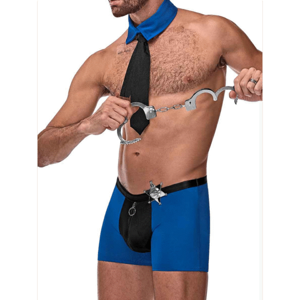 Costume Officer pour jeux de rôle, avec des détails affirmés – Male Power