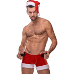 Costume lingerie de jeu de rôle avec fourrure pour des looks de fête espiègles, Male Power