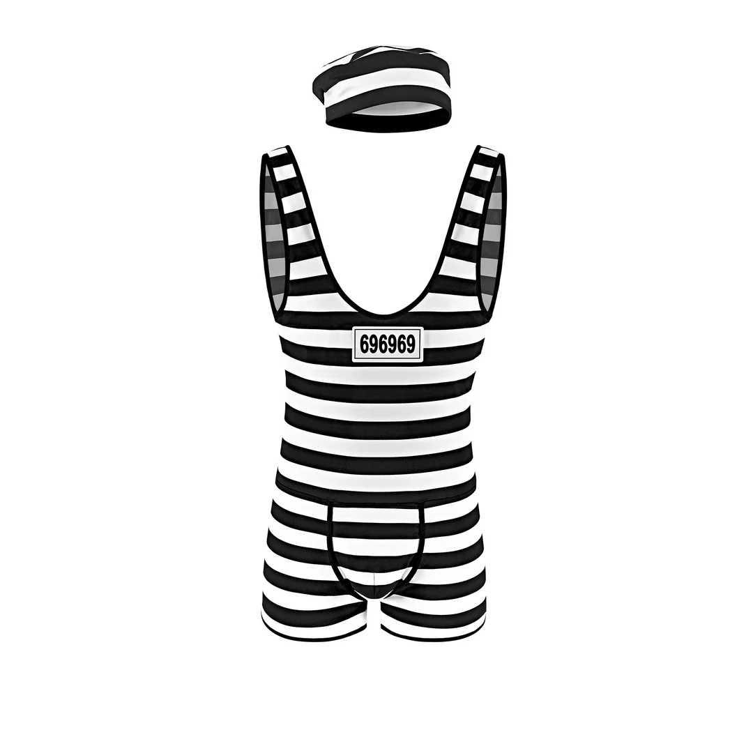 Costume de prisonnier Hard Time – Image 3