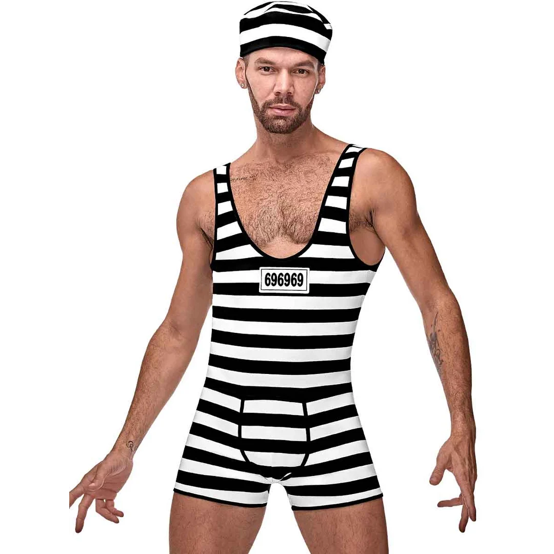 Costume de prisonnier Hard Time – Image 5