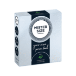 Préservatifs Mister Size Pure Feel, 47 mm, 3 pièces – Image 2
