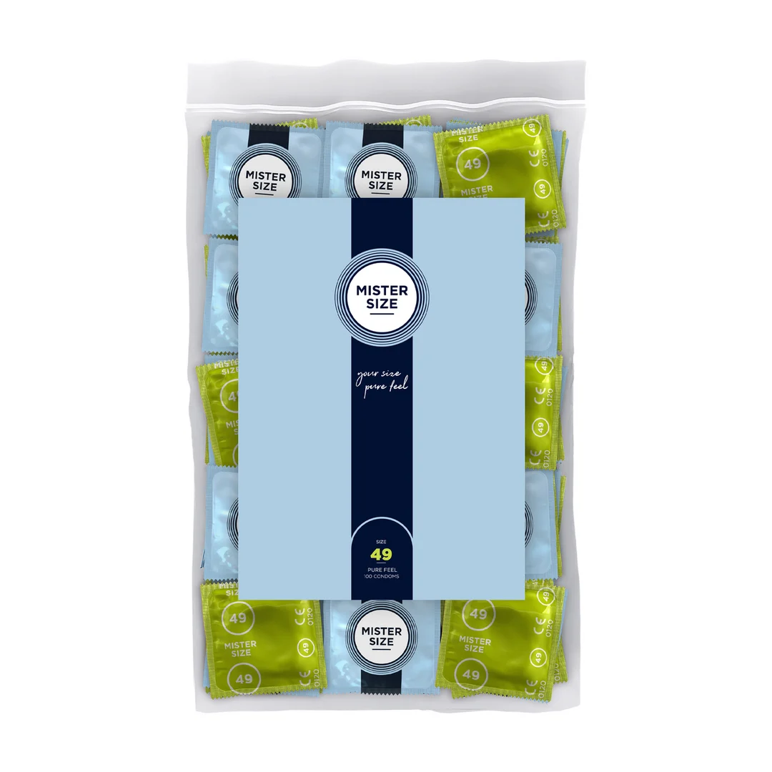 Préservatifs Mister Size Pure Feel 49 mm – Image 2