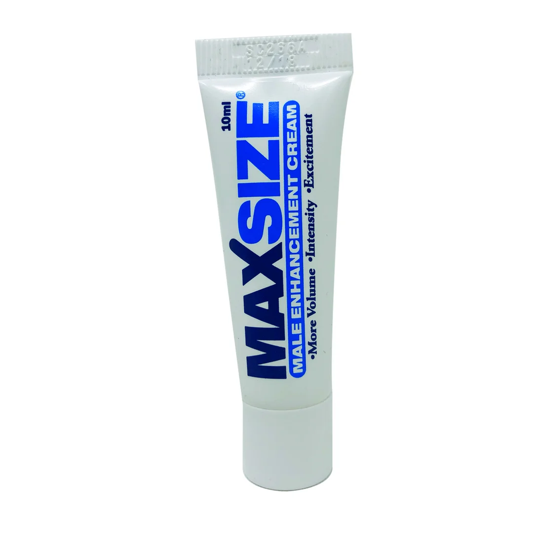 Crème pour l’érection – MAX Size - Male Enhancement Creme - 0.3 fl oz / 10 ml – Image 1
