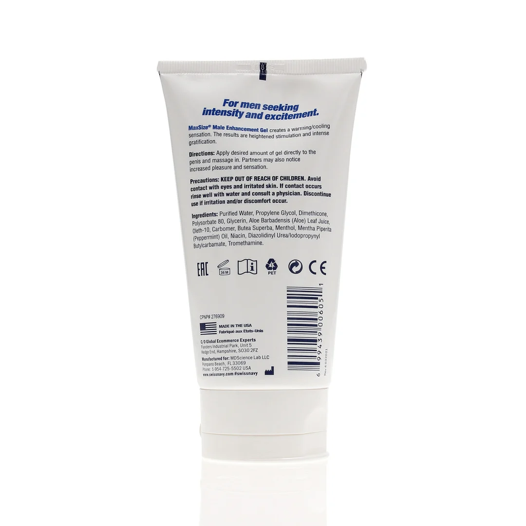 MSC5-5 Gel stimulant – MAX Size Male Enhancement Creme 150 ml – Image 1