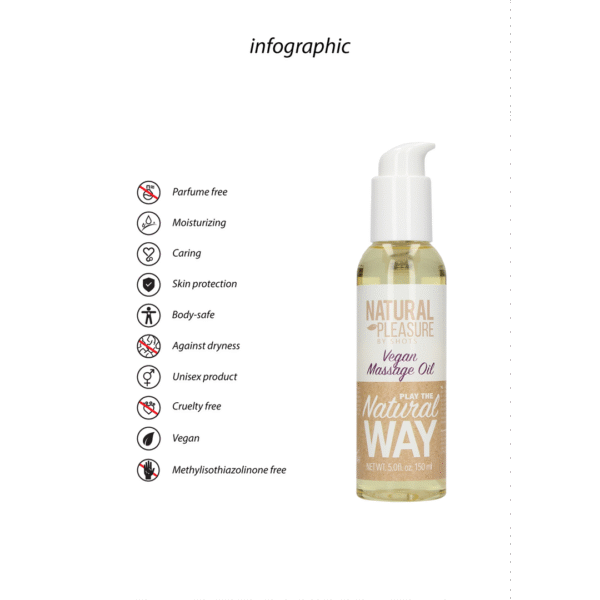 Huile de massage vegan Natural Pleasure