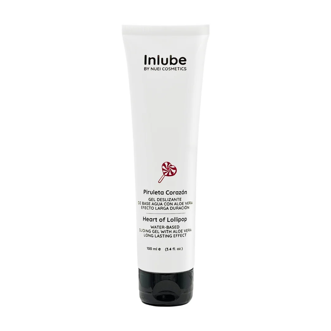 Nuei Waterbased Sliding Gel à la saveur sucette, 100 ml – Image 1