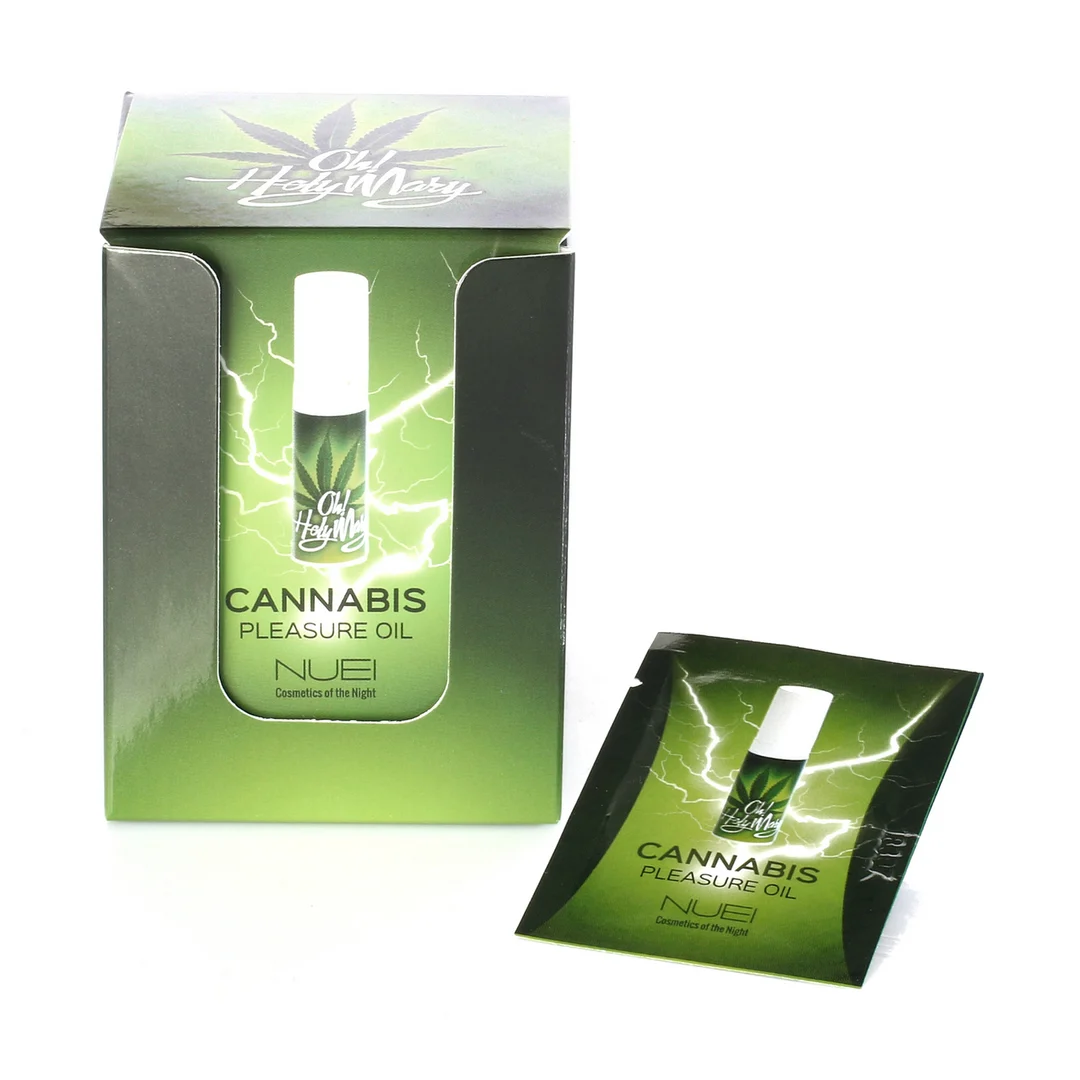 NU51357-5 Huile excitante à effet picotant – OH! Holy Mary Cannabis Pleasure oil – Image 1
