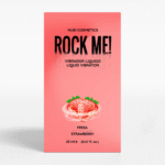 Nuei Rock Me! gel vibromasseur liquide à la fraise, 20 ml