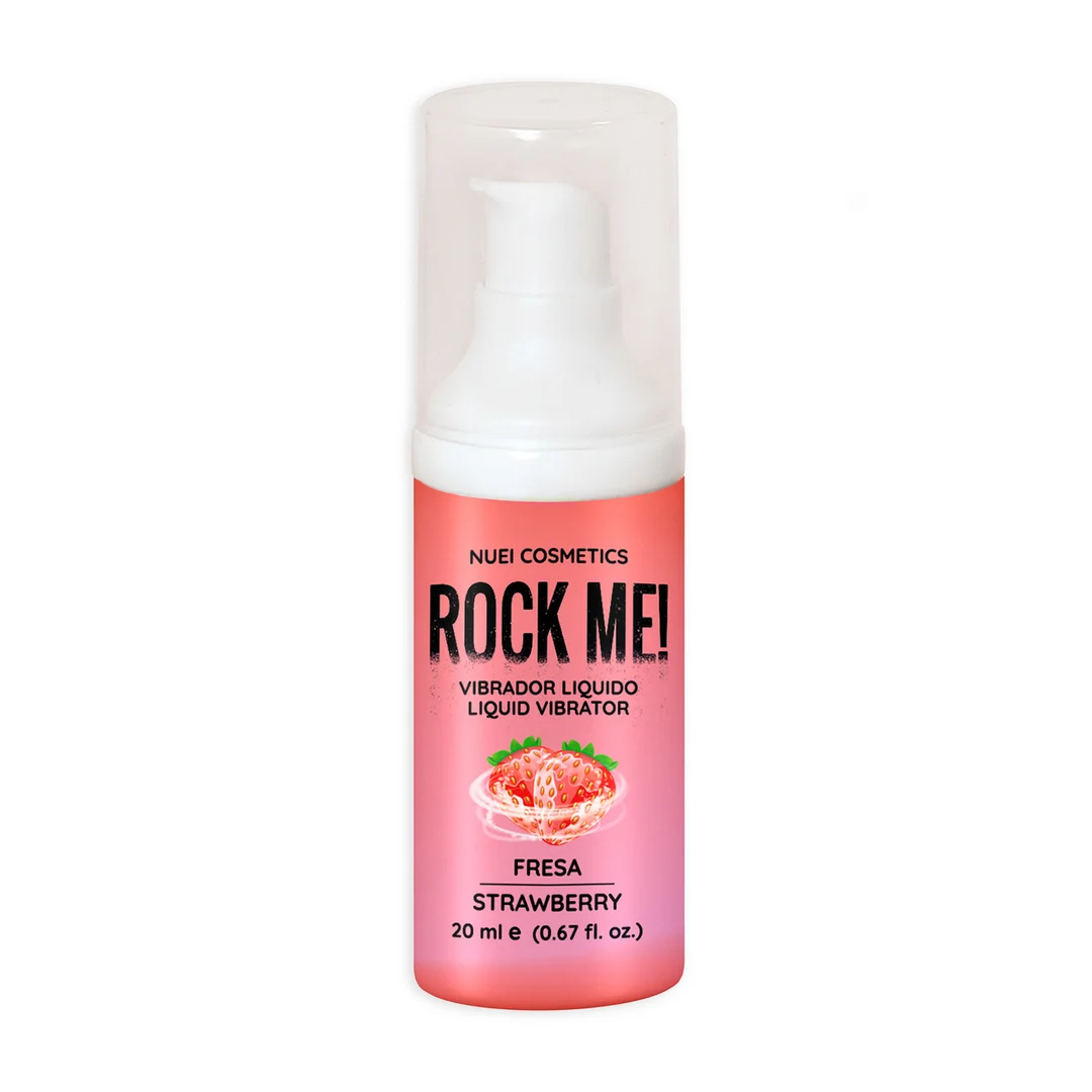 Nuei Rock Me! gel vibromasseur liquide à la fraise, 20 ml – Image 2