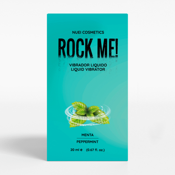 Nuei Rock Me vibromasseur liquide à la menthe poivrée, 20 ml