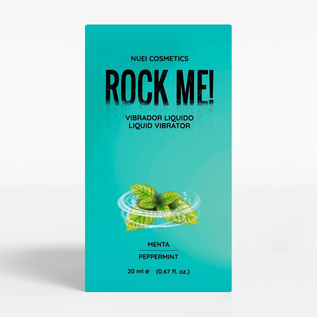 Nuei Rock Me vibromasseur liquide à la menthe poivrée, 20 ml – Image 1