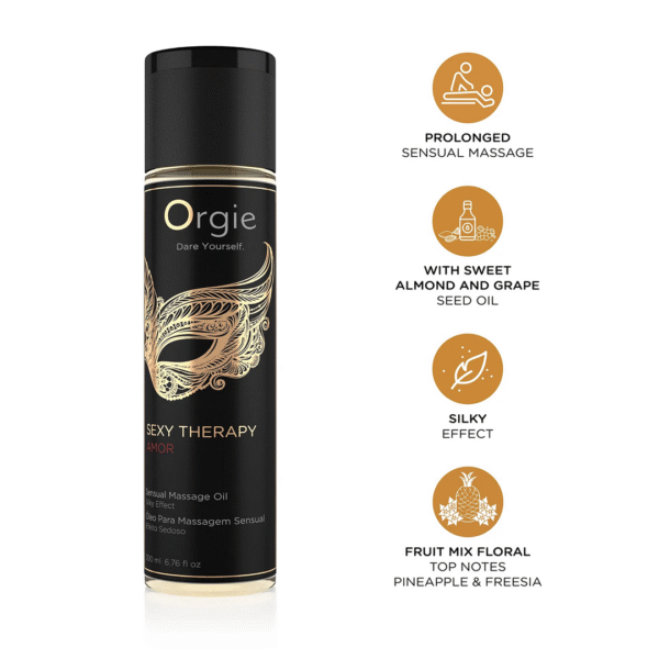 Huile de massage Orgie Sexy Therapy Amor 200 ml