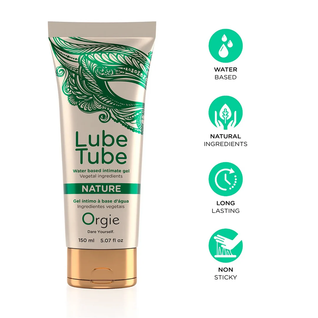 OR-21081-11 Lubrifiant à base d’eau Orgie Lube Tube Nature 150 ml – Image 1