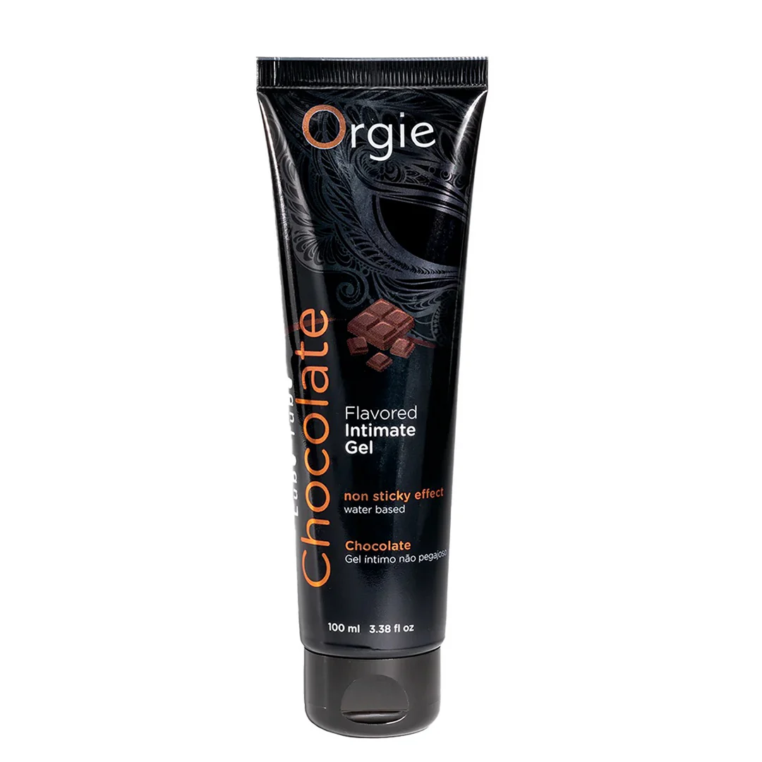 Gel lubrifiant aromatisé à base d’eau, longue durée et non collant, chocolat, 100 ml – Image 2