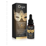 Gouttes stimulantes Orgie Orgasm Drops Vibe!, pêche, 15 ml