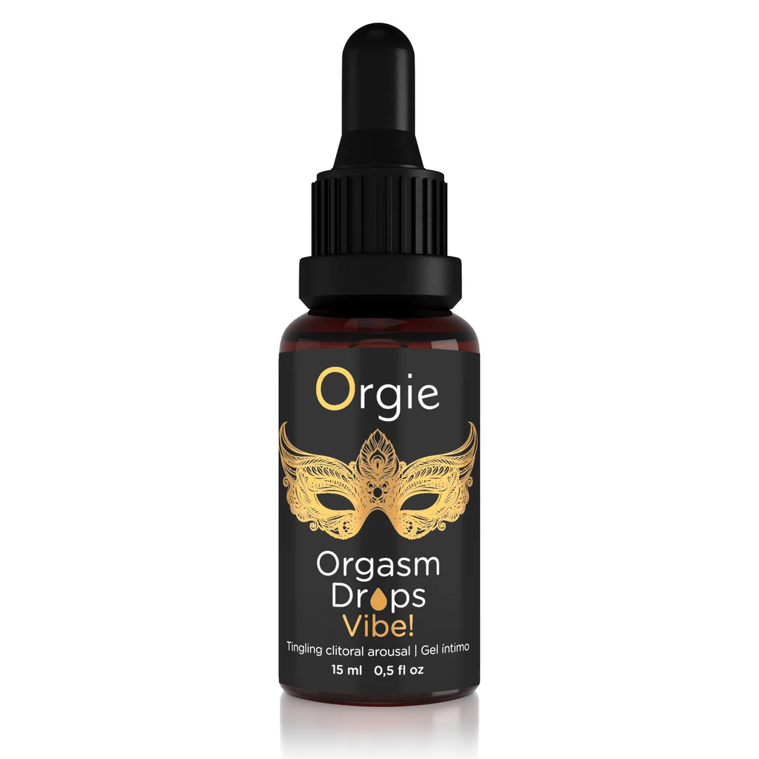 Gouttes stimulantes Orgie Orgasm Drops Vibe!, pêche, 15 ml – Image 3