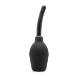 Douche anale – Douche anale et vaginale ergonomique avec canule souple – Ouch! by Shots – Noir – Image 2
