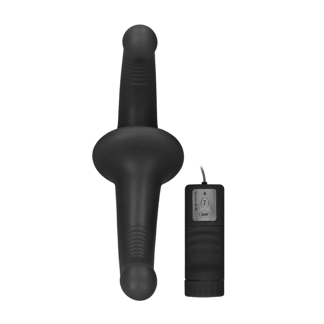 Vibromasseur sans harnais avec télécommande et 10 modes – Ouch! by Shots – Image 3