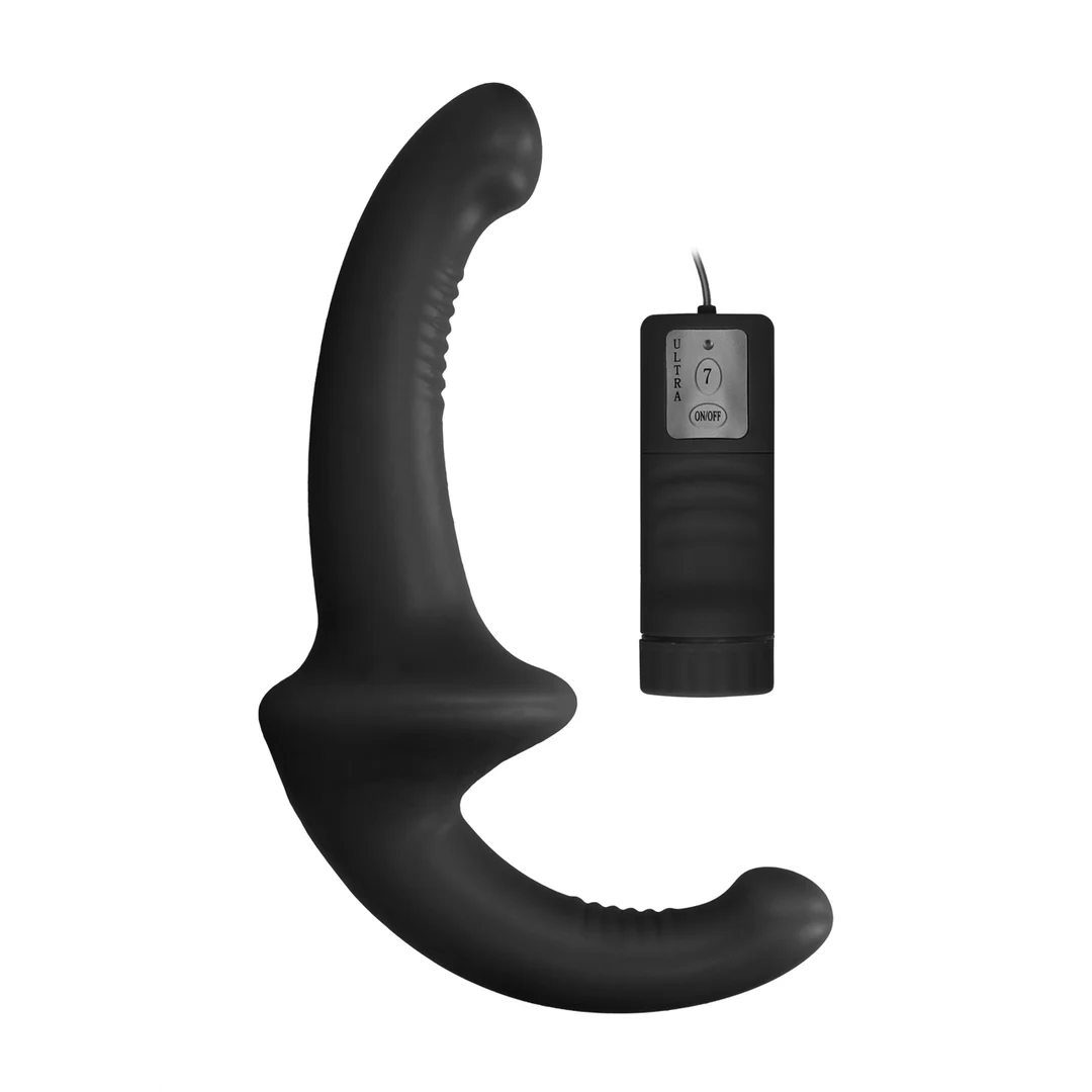 Vibromasseur sans harnais avec télécommande et 10 modes – Ouch! by Shots – Image 6