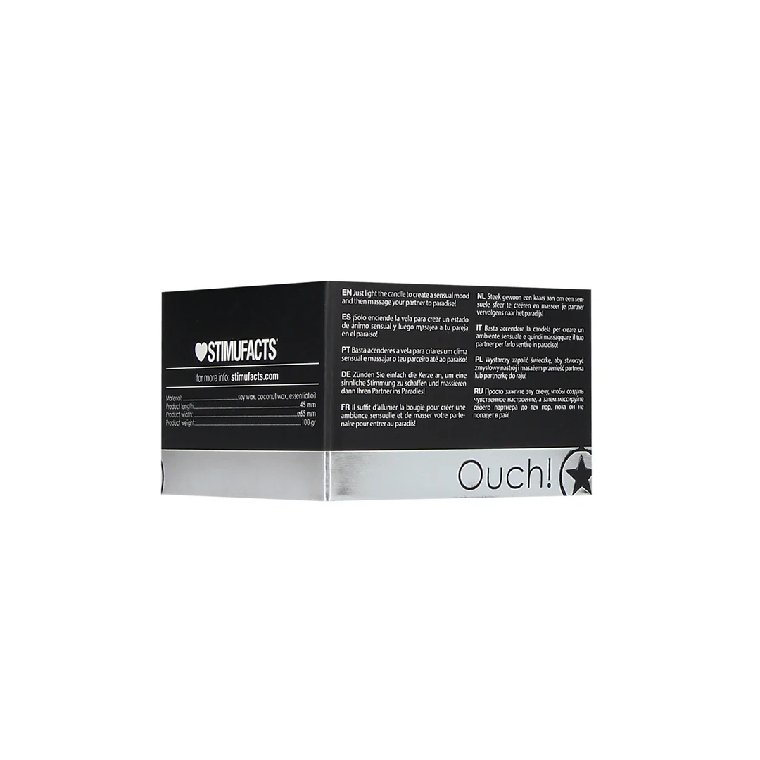 Bougie de massage Ouch! au parfum de rose – Image 12