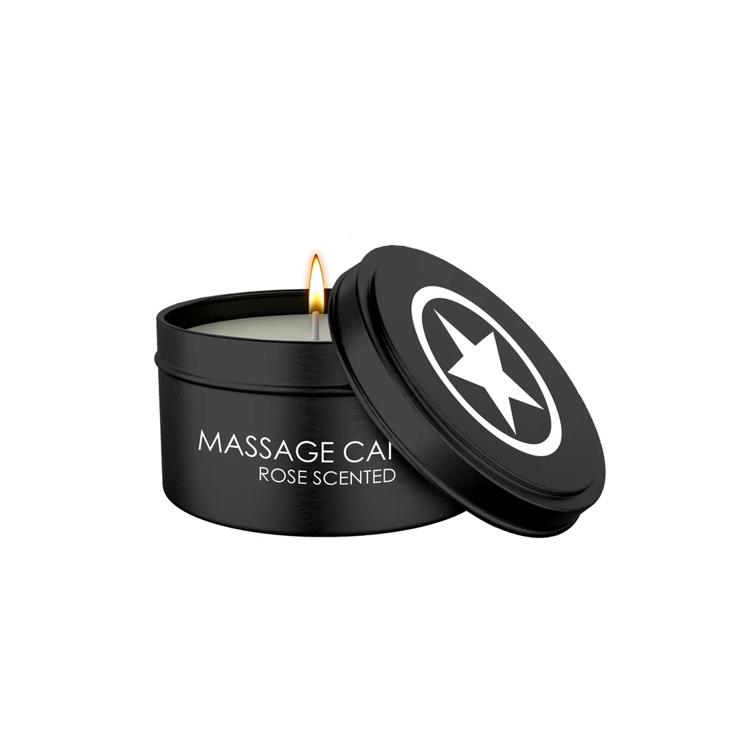 Bougie de massage Ouch! au parfum de rose – Image 5