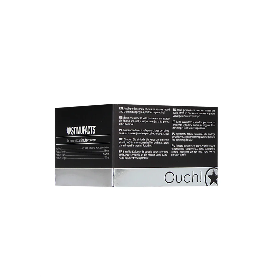 Bougie de massage Ouch! au parfum de rose – Image 7
