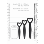 Dilatateurs urétraux à la forme souple – Set de dilatateurs vaginaux en silicone – Image 6
