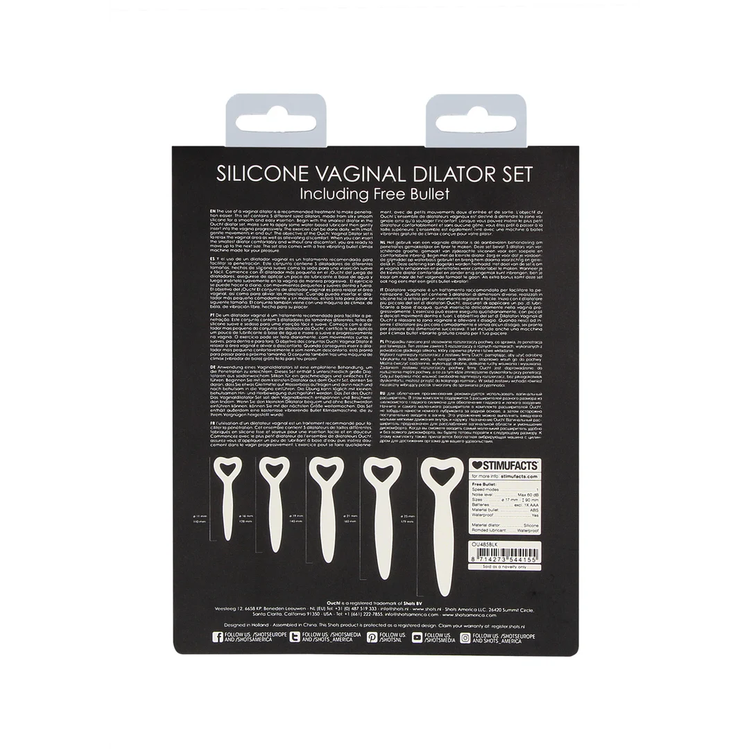 Dilatateurs urétraux à la forme souple – Set de dilatateurs vaginaux en silicone – Image 2